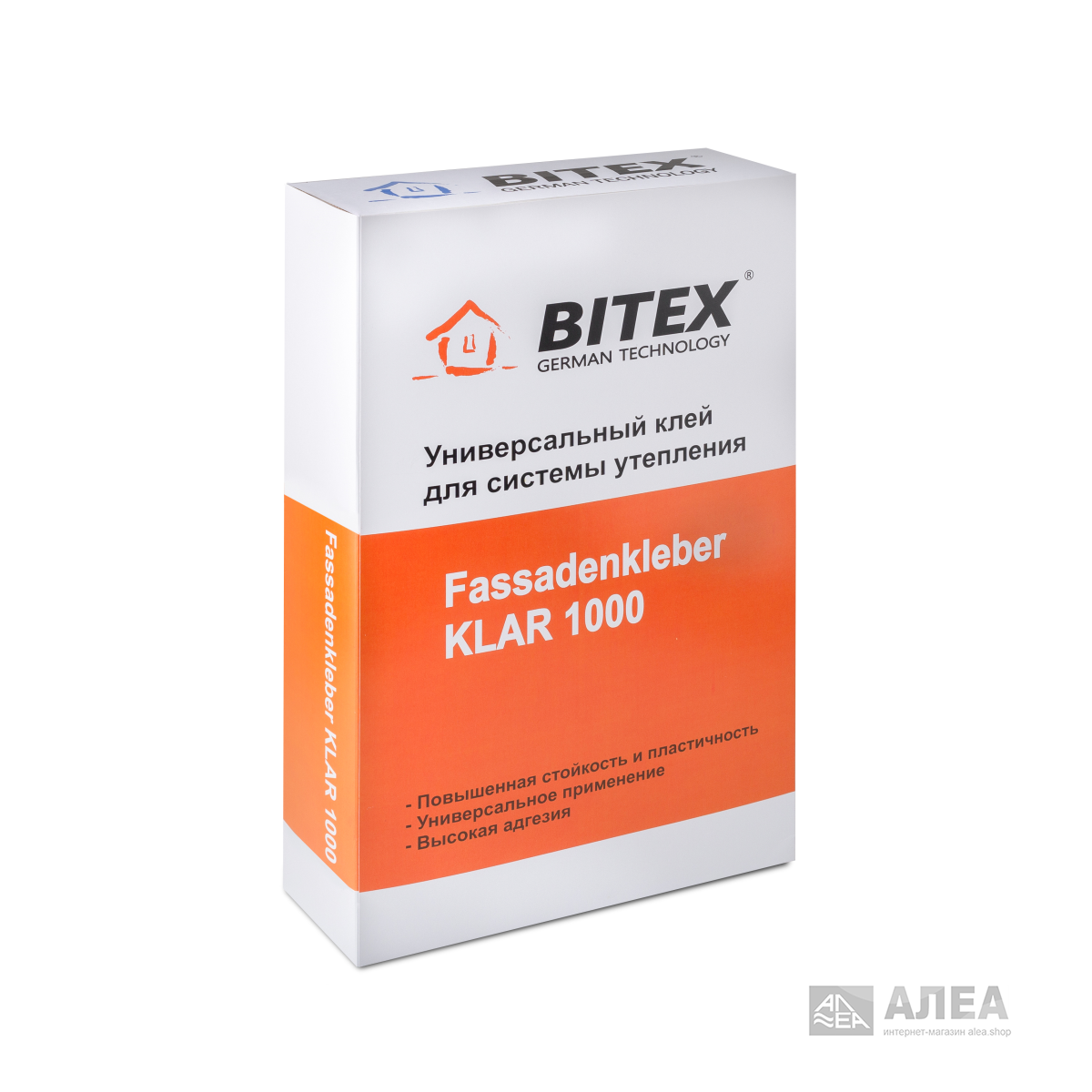 Клей цементный Bitex Fassaden Kleber Klar 1000 25 кг для пенополистирольных и минераловатных плит