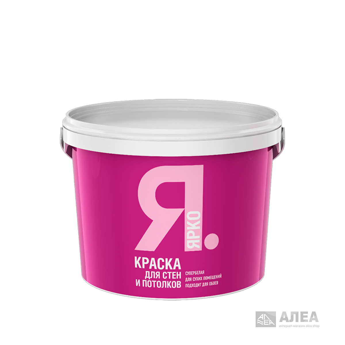 Краска Ярославские краски Ярко для стен и потолков белая 6 кг, фото 