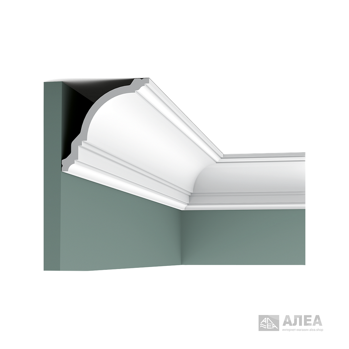Гибкий карниз Orac Decor CX106F 117х118х2000 мм, фото 