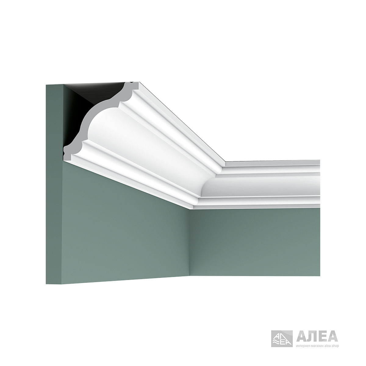 Гибкий карниз Orac Decor CX123F 80х80х2000 мм, фото 