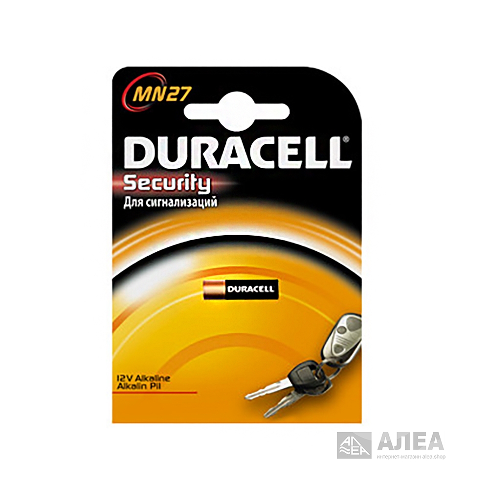 Батарейка LR MN 27/A27 (для автосигнал) BP-1 (блист.1шт) Duracell