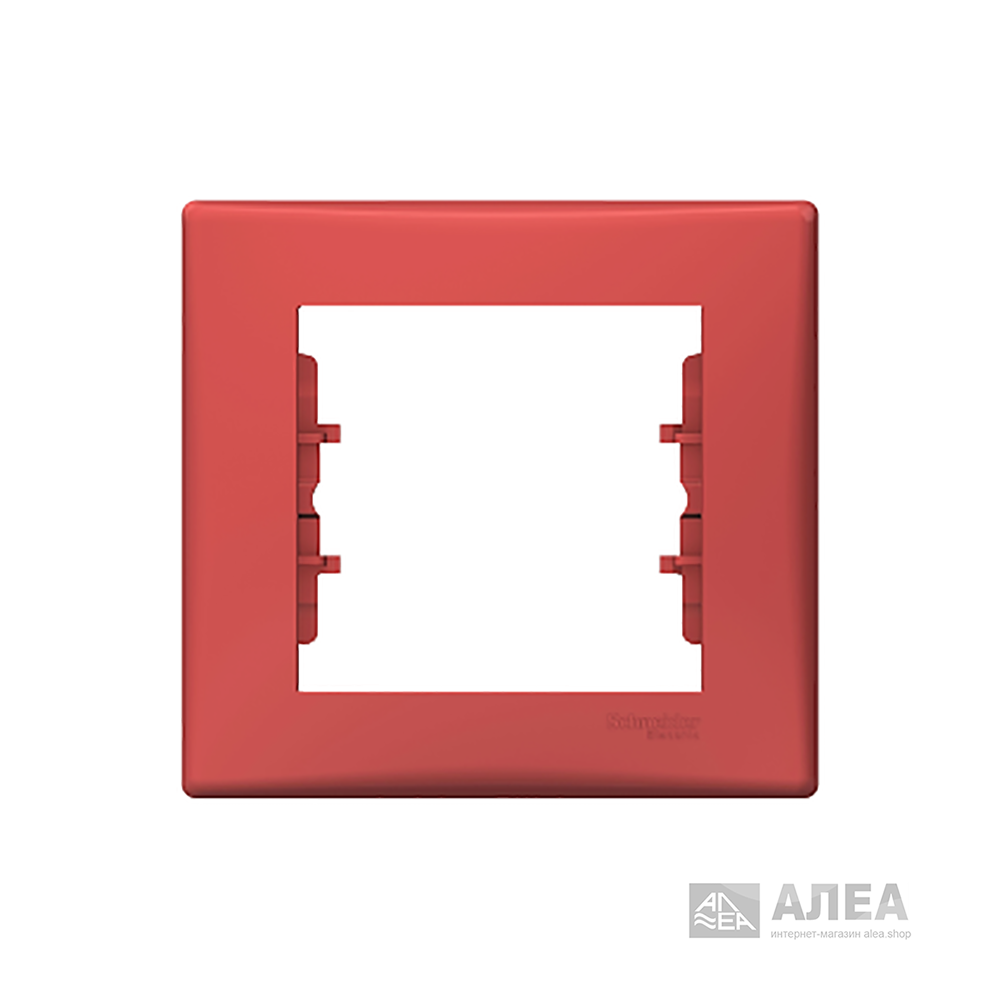 Рамка 1-ая Schneider Sedna Красный /SDN5800141