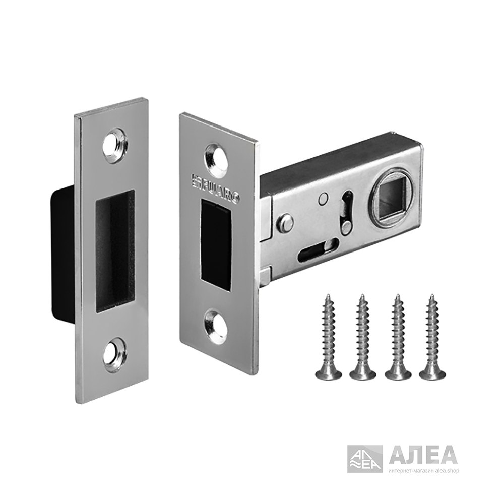 Защелки для дверей врезные FUARO Magnet M12-50-25 CP хром, фото 