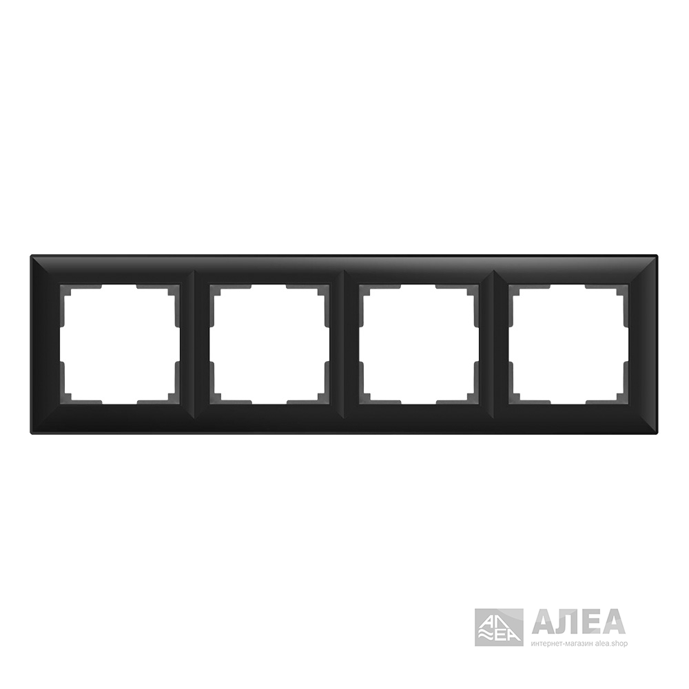 Рамка 4-ая Werkel Алюминий /WL11-Frame-04, фото 