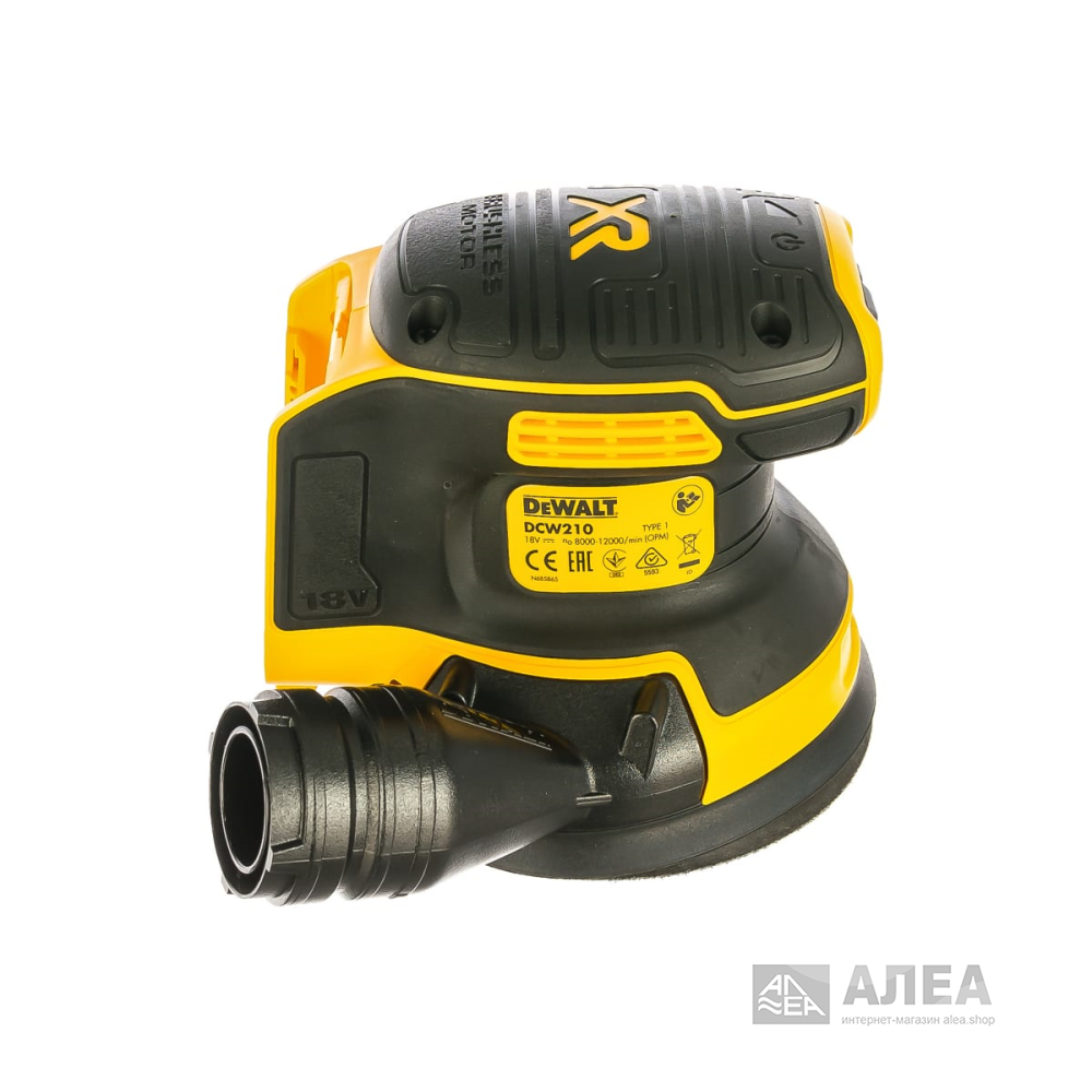 Акк. эксцентриковая орбитальная шлифовальная машина dewalt 18.0 в xr  dcw210n-xj купить в Сочи