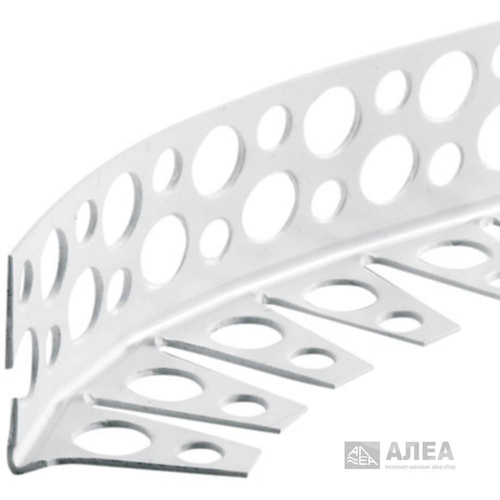 Угол перфорированный для штукатурки. Профиль ПВХ арочный Албес pl перфорированный 25х25 мм 3000 мм. Профиль ПВХ арочный перфорированный 25х25(3м)(200 шт). Угол ПВХ арочный 25х25мм 3м перфорированный. Уголок перфорированный 25 25 3м 50.