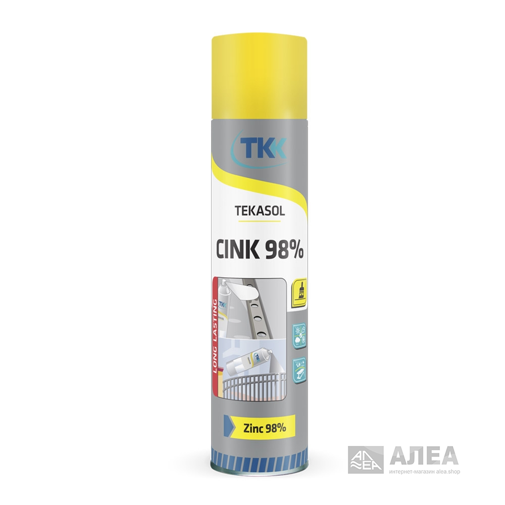 Покрытие защитное цинковое 400 мл Tekasol Zn 98% ТКК
